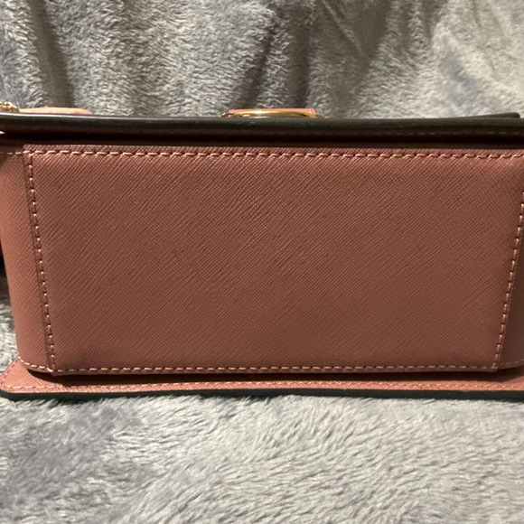 Lovcat Leather Purse Crossbody With Gold Chain & Hardware Pink Mauve - Picture 5 of 11